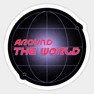 Around The World Sticker